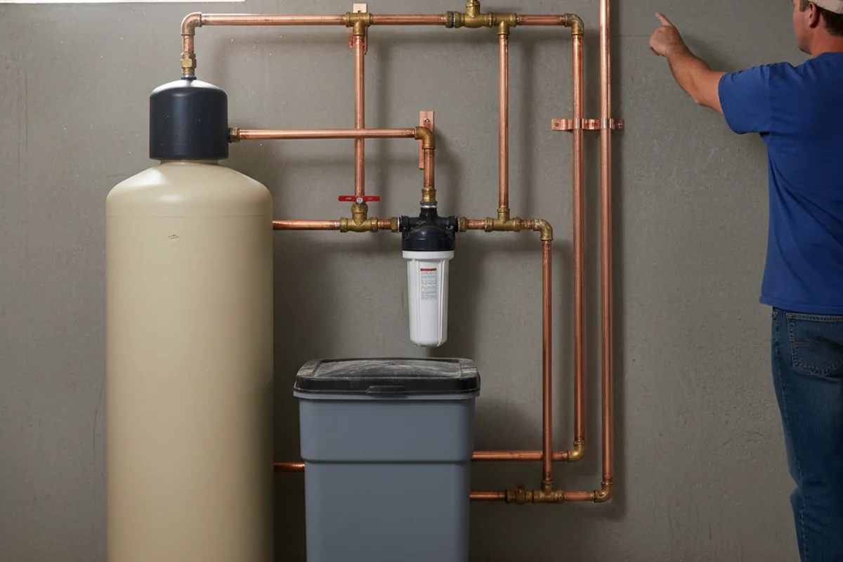 Whole-house water treatment system installed in Arkoma